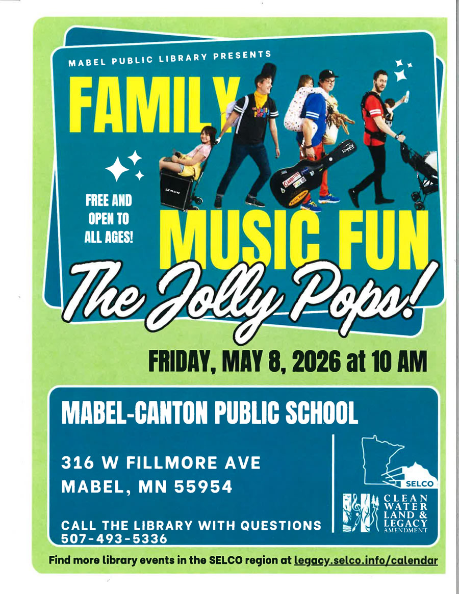 The Jolly Pops at the Mabel Library