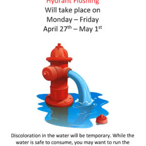 Hydrant Flushing April 27-May1