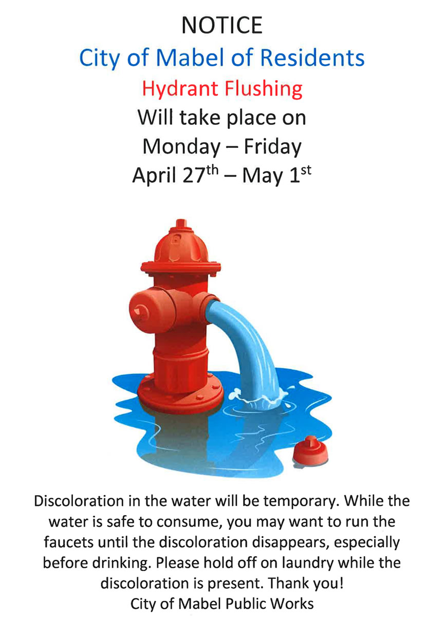 Hydrant Flushing April 27-May1