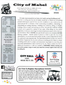 May Newsletter